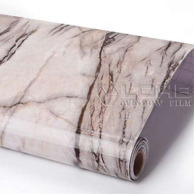 Brown Marble Covering Contact Paper Peel and Stick Countertop Wrap Self Adhesive Removable Vinyl Wallpaper